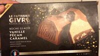 Buche glacée vanille pecan