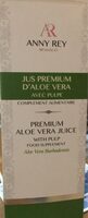 Jus premium d'aloe vera avec pulpe