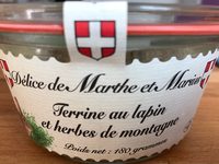 Terrine au lapin et herbes de montagne