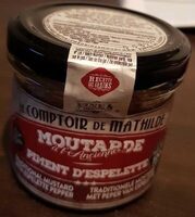 Moutarde à l'ancienne piment d'espelette