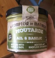 Moutarde ail et basilic