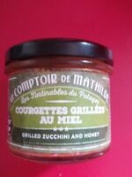 Courgettes grillées au miel