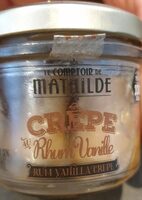 Crêpes au rhum vanille