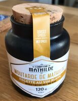 Moutarde de Mathilde - recette au vin blanc