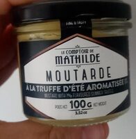 Moutarde a la truffe d ete aromatisee