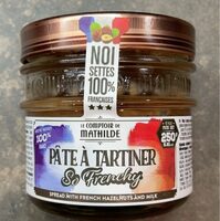 Pâte à tartiner aux noisettes et au lait