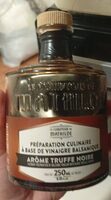 Vinaigre balsamique arome truffe noir