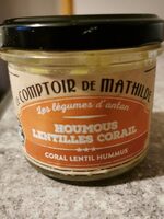 Houmous lentilles corail