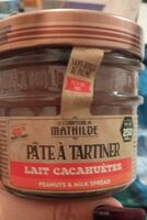 Pâte à tartiner lait cacahuète