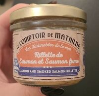 Rillettes de saumon et saumon fumé