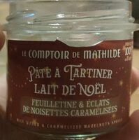Pâte à tartiner lait de Noël