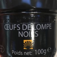Oeufs de lompe noirs