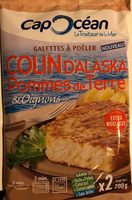 Galettes a poêler colin d'Alaska pommes de terre et oignons