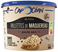Rillettes de maquereau poivre noir - 140g - Frais