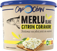 Tartinable Merlu Blanc, Citron Coriandre 140g