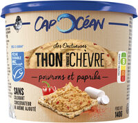 Tartinable thon MSC chèvre, poivrons & paprika - 140g - Frais