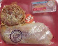 Filet de merlan et tatin de tomates