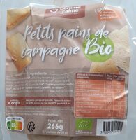 Petits pains de campagne bio