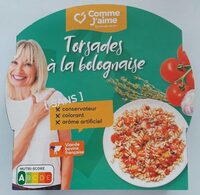 Torsades à la bolognaise