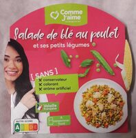 Salade de blé au poulet et ses petits légumes