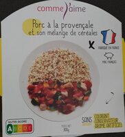 Porc à la Provençale et son mélange de céréales