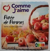 Puree de pommes sans sucres ajoutes