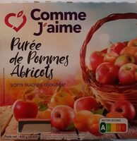 Purée de Pommes Abricots sans sucres ajoutés