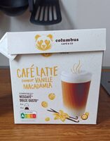 Caffé latte saveur vanille macadamia