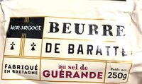 Beurre de baratte demi-sel au sel de Guérande