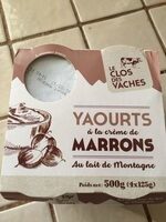Yaourts Marrons Au Lait Montagne