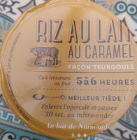 Riz au lait au caramel