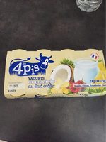 Yaourts aromatises au lait entier