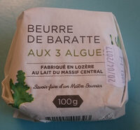 Beurre de Baratte aux 3 Algues