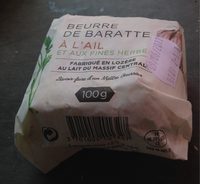 Beurre de Baratte a l'Ail et aux Fines Herbes