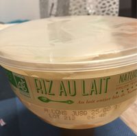 Riz au Lait Nature Façon Teurgoule