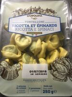 Tortelloni ricotta epinards