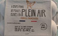 Œufs blancs plein air