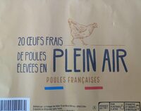 Œufs frais de poules élevées en plein air