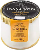 Panna Cotta sur Lit de Mangue