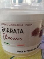 Burrata olive nere
