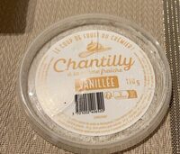 Chantilly a la creme fraiche vanillée