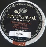 Fontainebleau sur lit de marron