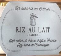 Riz au lait