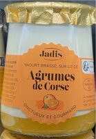 Yaourt brassé sur lit d'agrumes