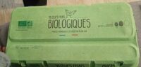 18 oeuf frais biologiques calibre petit ou moyen