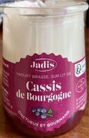Yaourt brassé sur lit de cassis