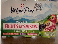Yaourts fruits de saison