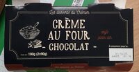 Crème au four chocolat