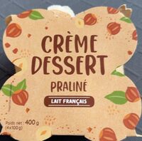 Crème dessert praliné
