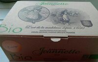 Boite de 10 madeleines BIO ORANGE
